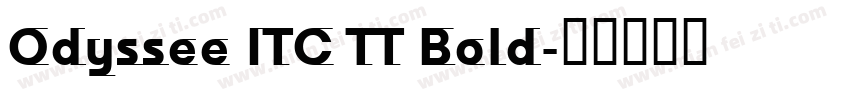 Odyssee ITC TT Bold字体转换